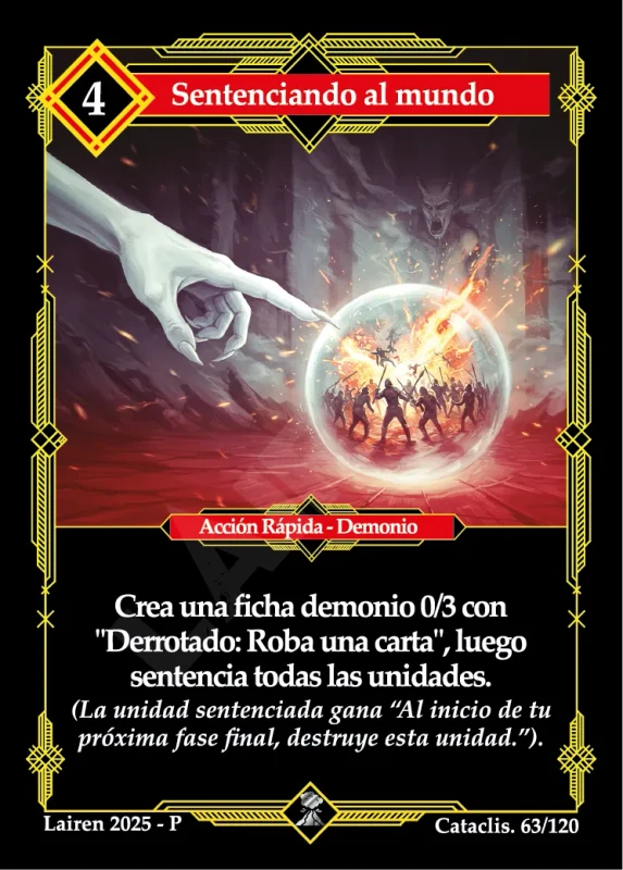 SENTENCIANDO AL MUNDO