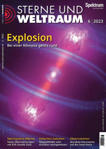 Cover: Sterne und Weltraum Magazin Juni No 06 2023
