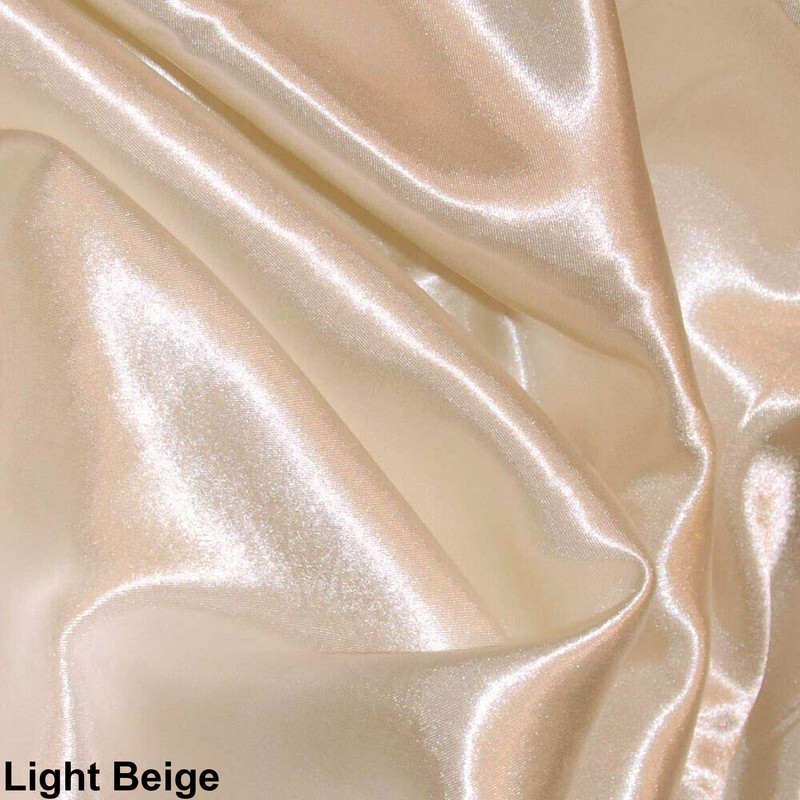 Satin Fabric Sewing Crafting Costume Clothing Dress Making Art &Craft Decorative - Picture 13 of 46