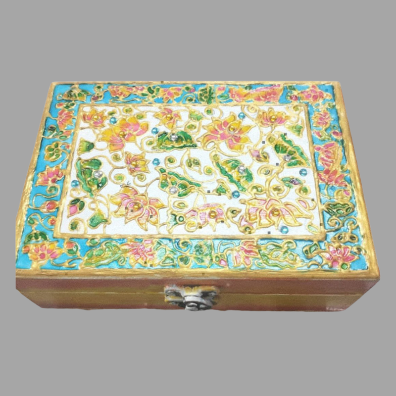 Meenakari Art on Box DIY Kit 