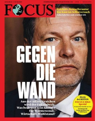 Cover: Focus Nachrichtenmagazin No 21 vom 20  Mai 2023