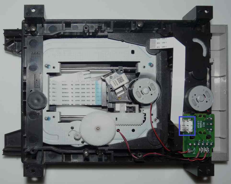 Magnum DVD-VCR 30 Lecteur DVD Nappe détachée !!