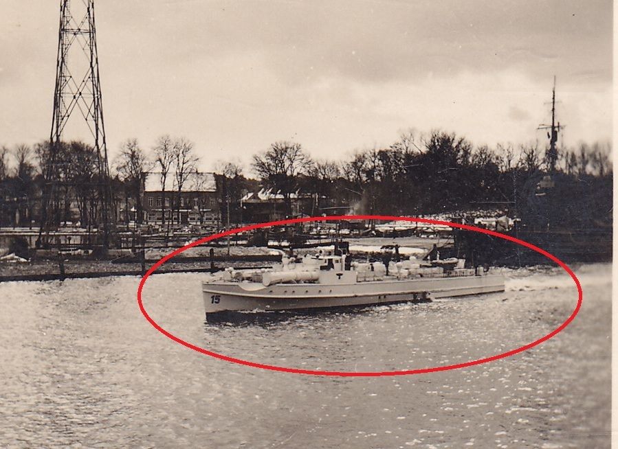 Kriegsmarine Schnellboot S 15 in Swinemünde Hafe
