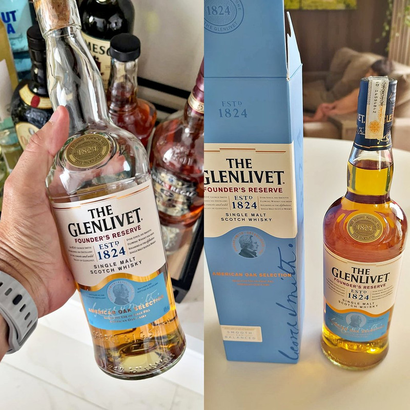 Whisky The Glenlivet Founder’s Reserve Single Malt Escocês – 750 ml