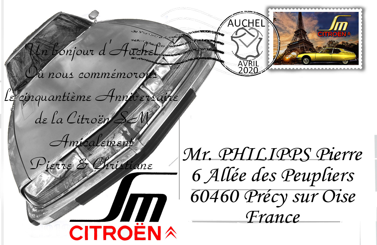1 SIMULATION DE LA CARTE POSTALE VERSO