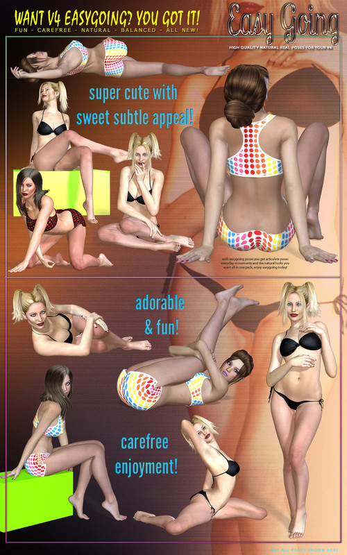 i13 easygoing pose collection for v4 i13 easygoing pose collection for v4
