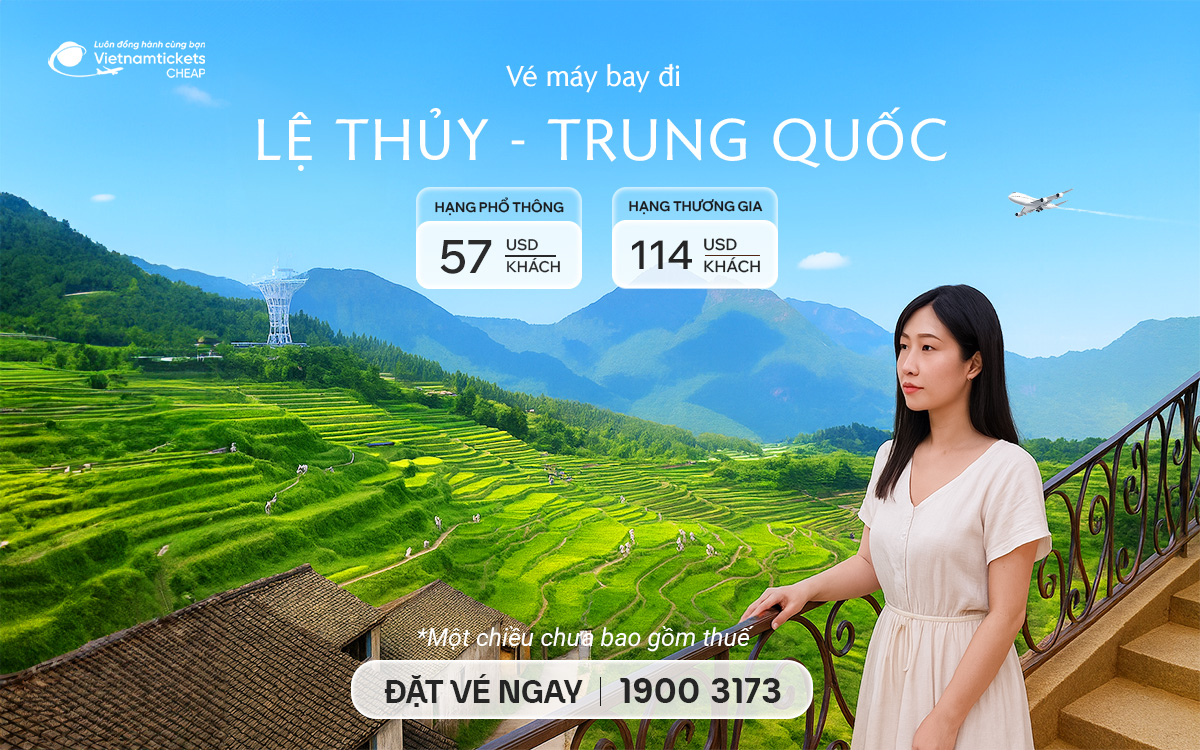 ve ma y bay đi le thu y