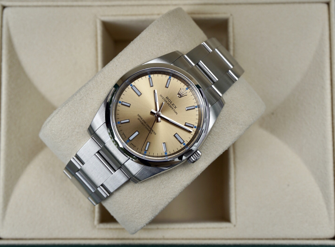 rolex 114200 champagne