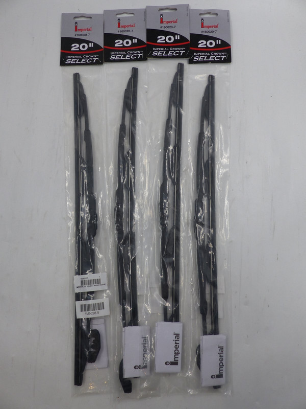 LOT OF FOUR IMPERIAL CROWN UNIVERSAL WIPER BLADE 20