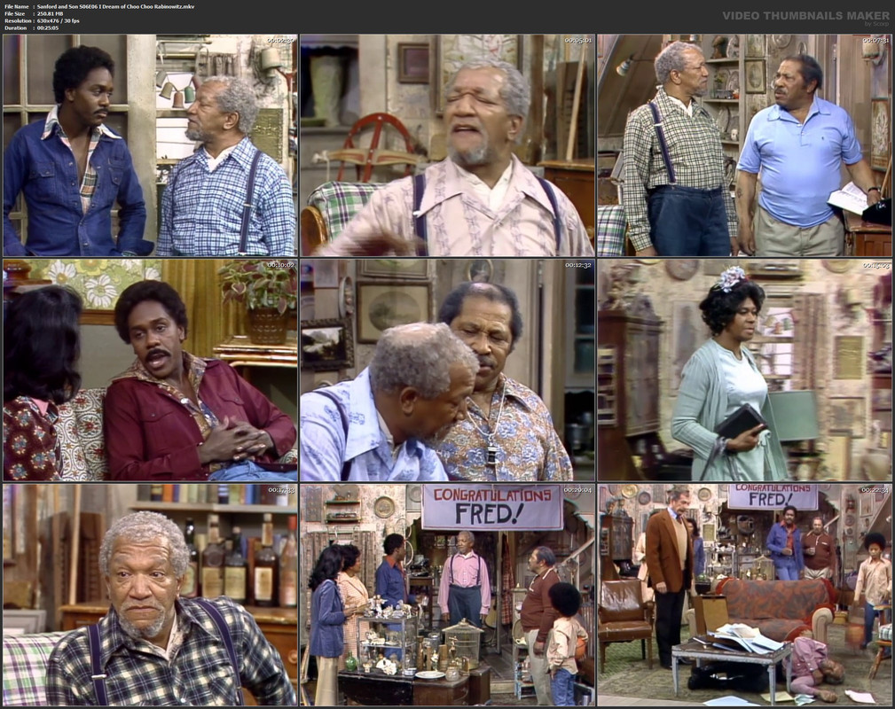 Sanford and Son S06E06 I Dream of Choo Choo Rabinowitz.mkv