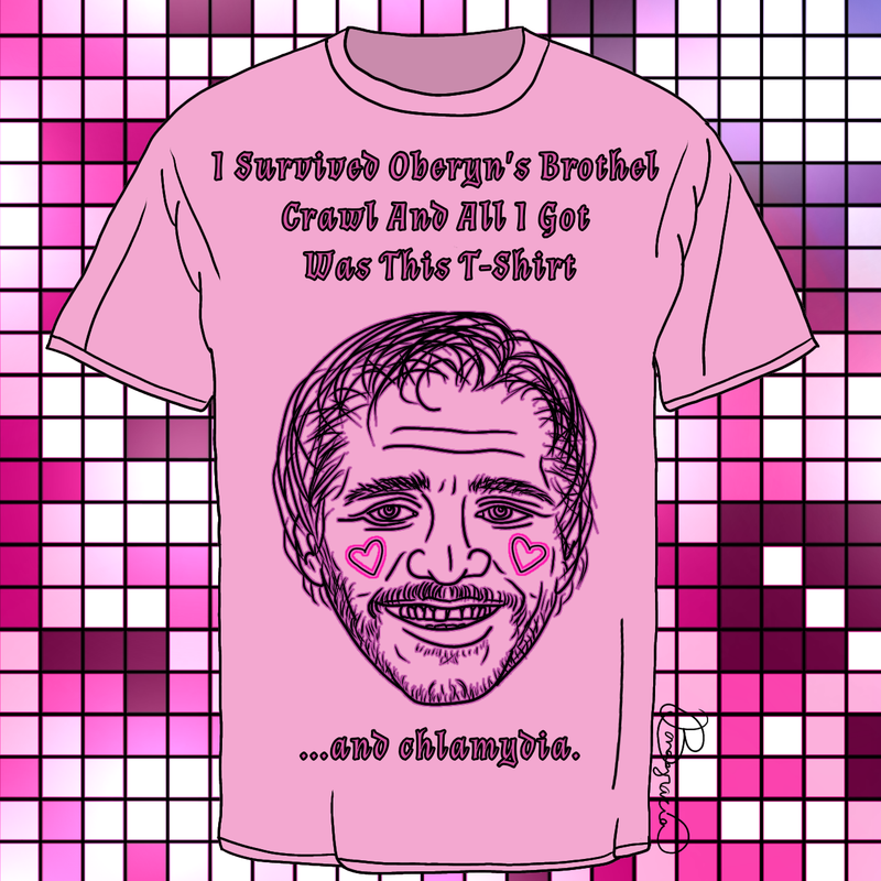 Brothel Crawl T-Shirt design