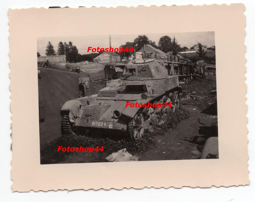Foto französischer Panzer