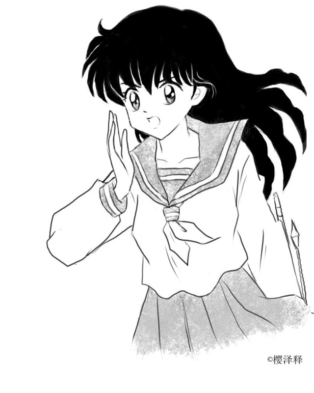 Hình vẽ Kikyou, Kagome, Sango bộ Inuyasha - Page 16 25730389_p0