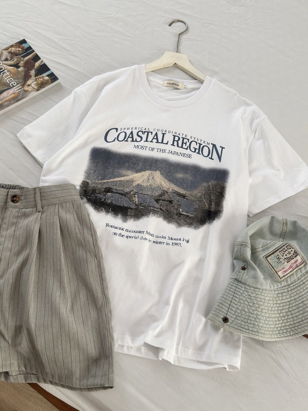 Áo thun tay ngắn oversized Coastal 8397