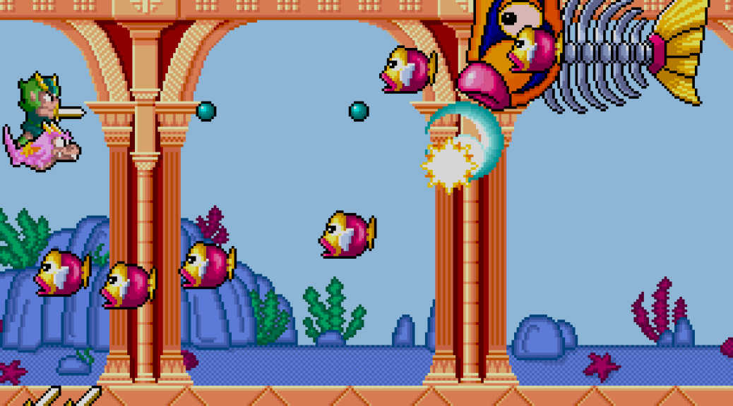 [TEST] Wonder Boy 3 : Monster Lair (Arcade) Wonder-boy-3-monster-lair-arcade-poisson