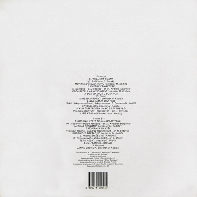 Ilidza - 1988 - Festival narodne muzike LP 2 - z