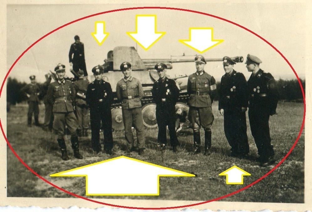 WW II WH Panzerjäger Marder Tank Soldaten