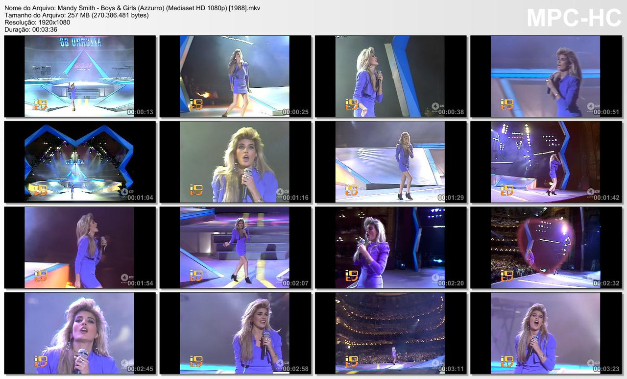 Mandy Smith - Boys & Girls (Azzurro) (Mediaset HD 1080p) [1988]