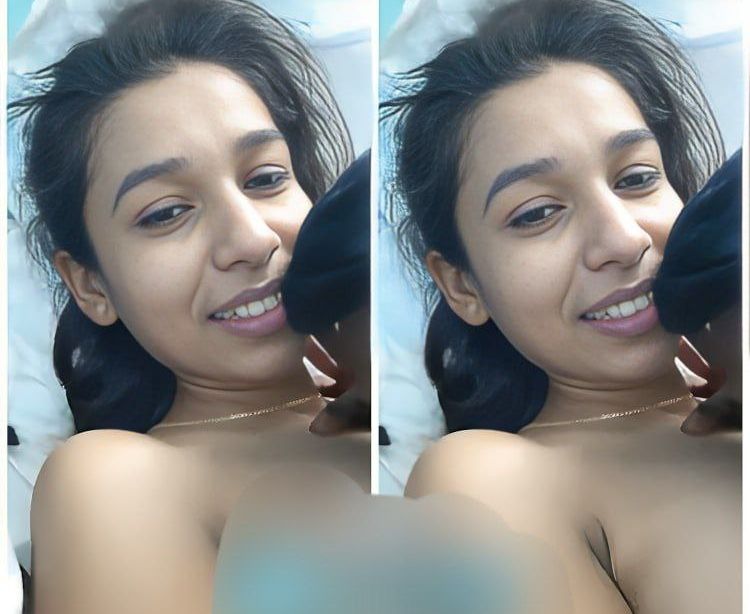Boyfriend licking her boob exclusive viral video