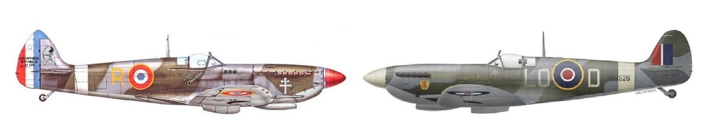 Spit Mk IX Deux versions