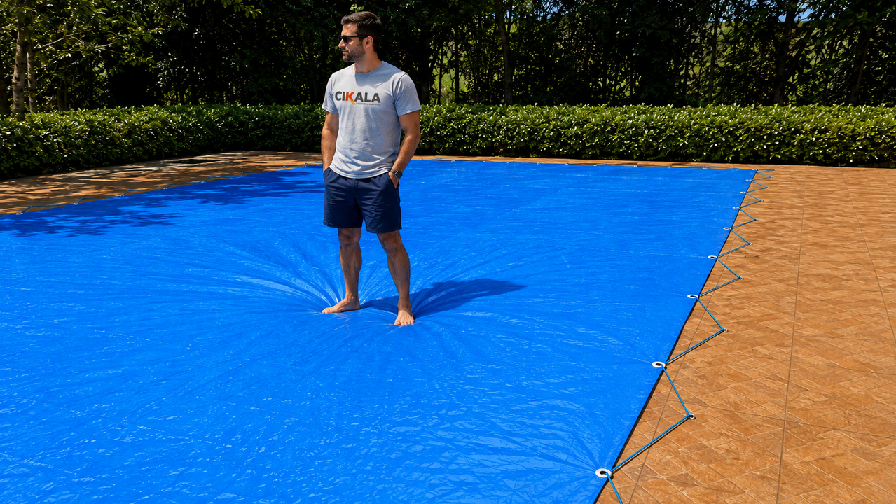 Área externa preparada para lazer e cuidados durante a temporada de verão