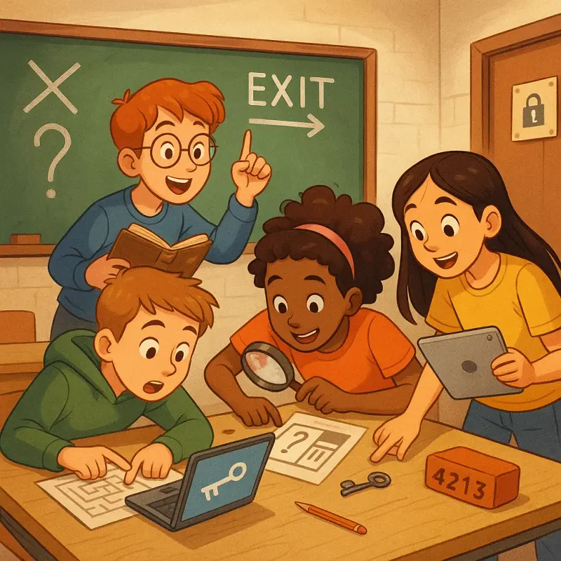 Image représentant un escape game