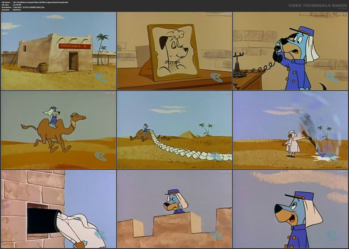 The Huckleberry Hound Show S03E02 Legion Bound Hound.mkv
