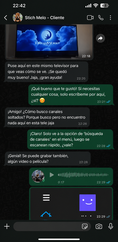 Evaluación de cliente