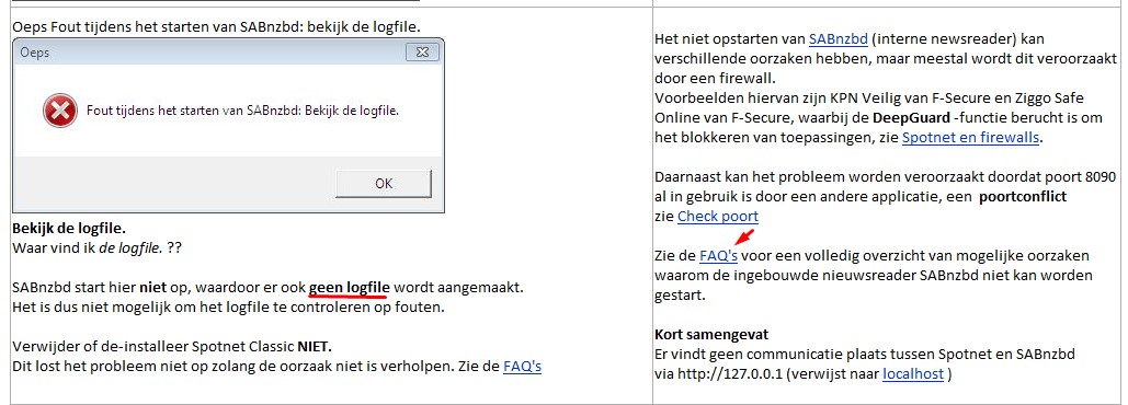 FAQ bekijk logfile