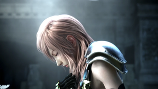 Lightning Farron with her hand on the heart
