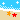 A pixel art gif of the water of the beach going in and out, covering then uncovering two starfish