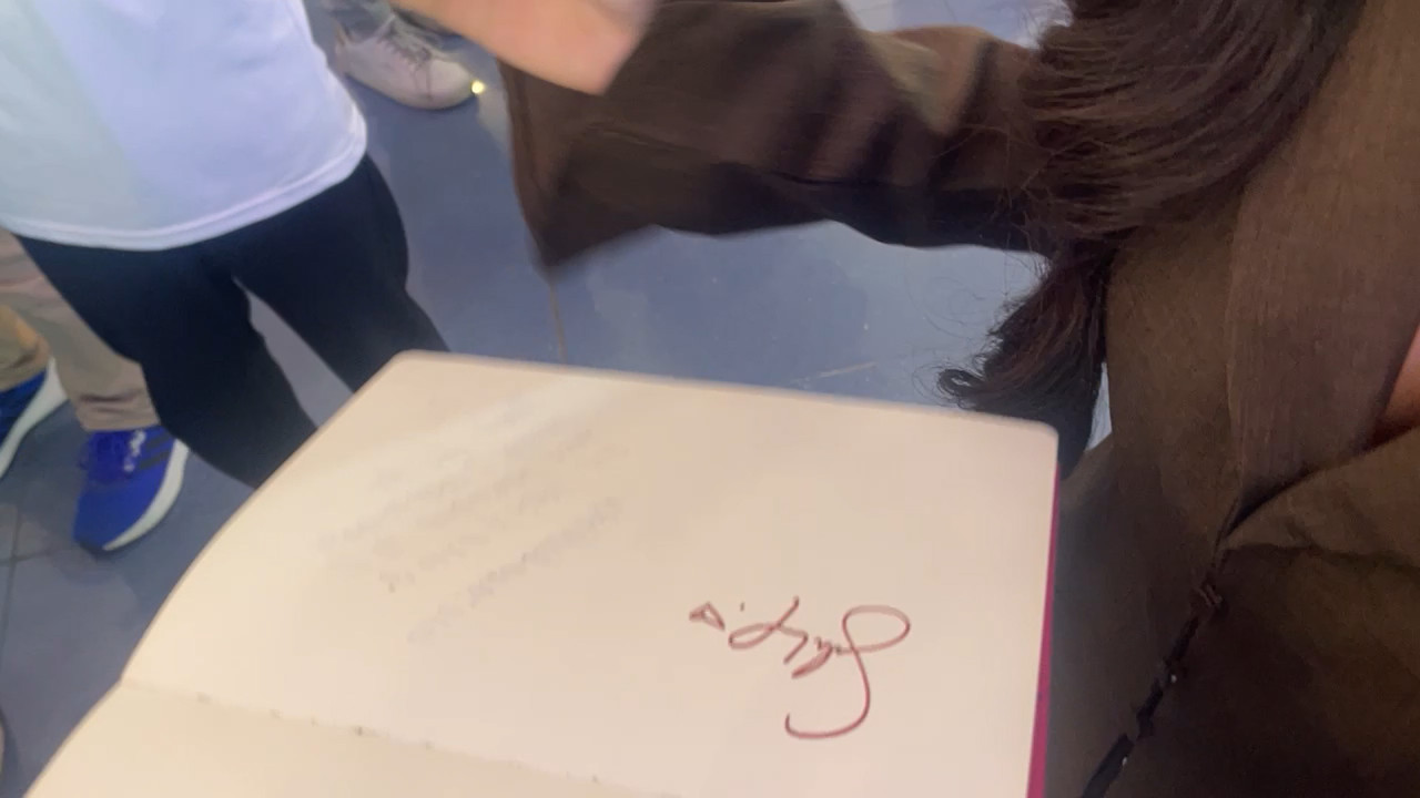 Chelsea Reyes Game Streamer MLWatch Party Book Sign Bdms