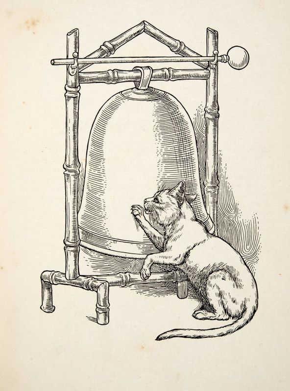 Percy-J-Billingshurst-The-Dinner-Bell-from-A-Hundred-Anecdotes-of-Animals-pub-1924-Meister-Druck