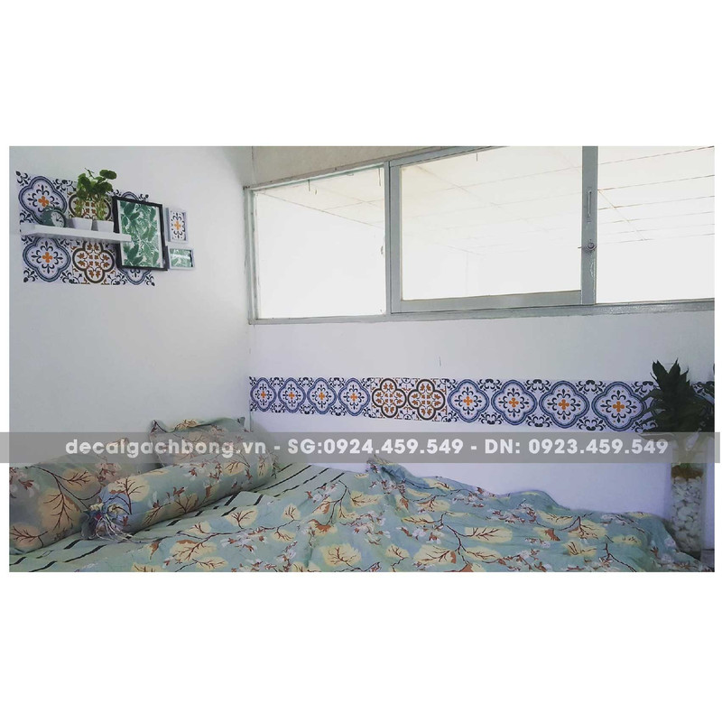Decal gạch bông - giải pháp trang trí cho người bận rộn