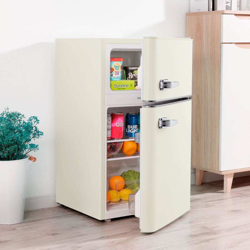 Insignia 3.1 Cu. Ft. Retro Mini Fridge Review: Stylish Storage Solution Under 0