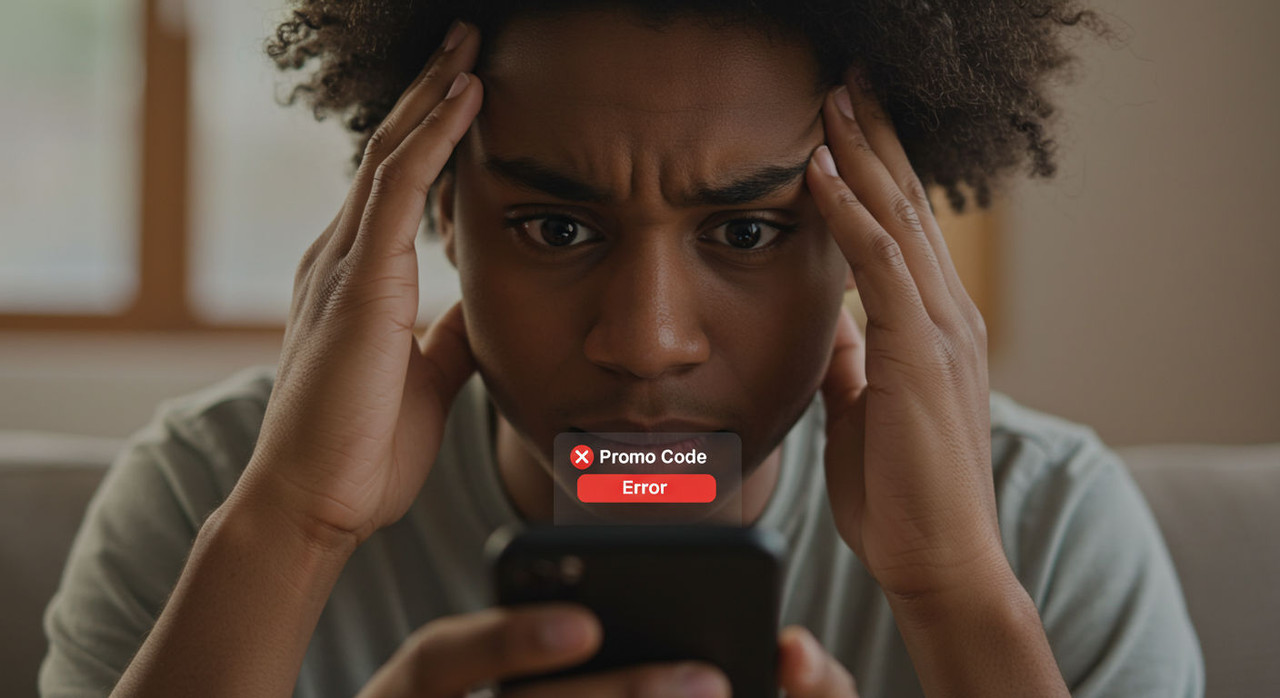 Ошибка промокода: разочарование