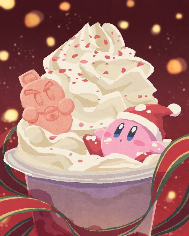 kirby-and-chilly-kirby-drawn-by-miclot-s