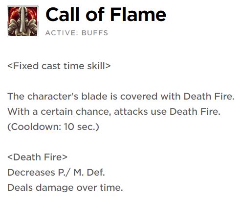 call of flame