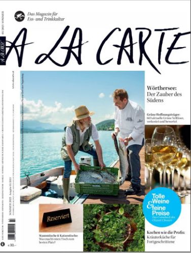 Cover: A La Carte Das Magazin für Ess- und Trinkkultur No 03 Sommer 2023