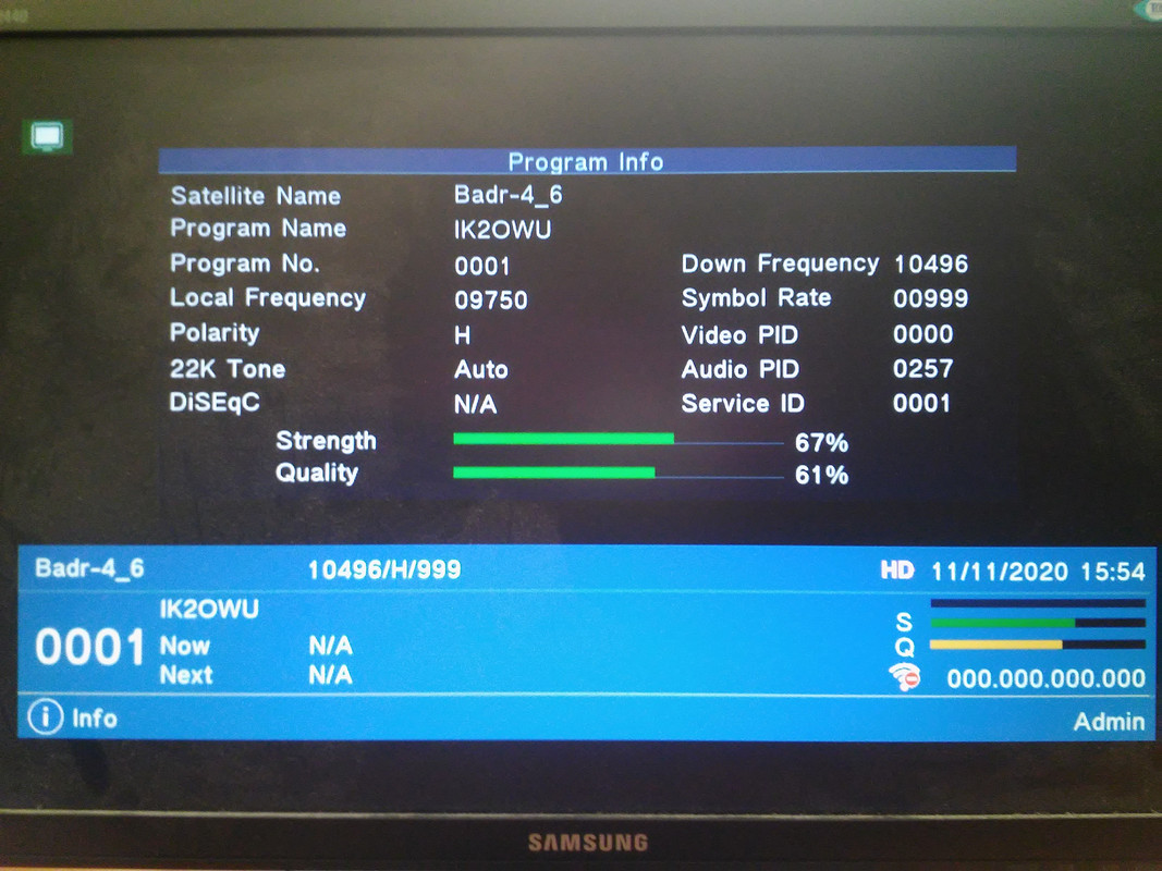 Es’hail-2 10496MHz