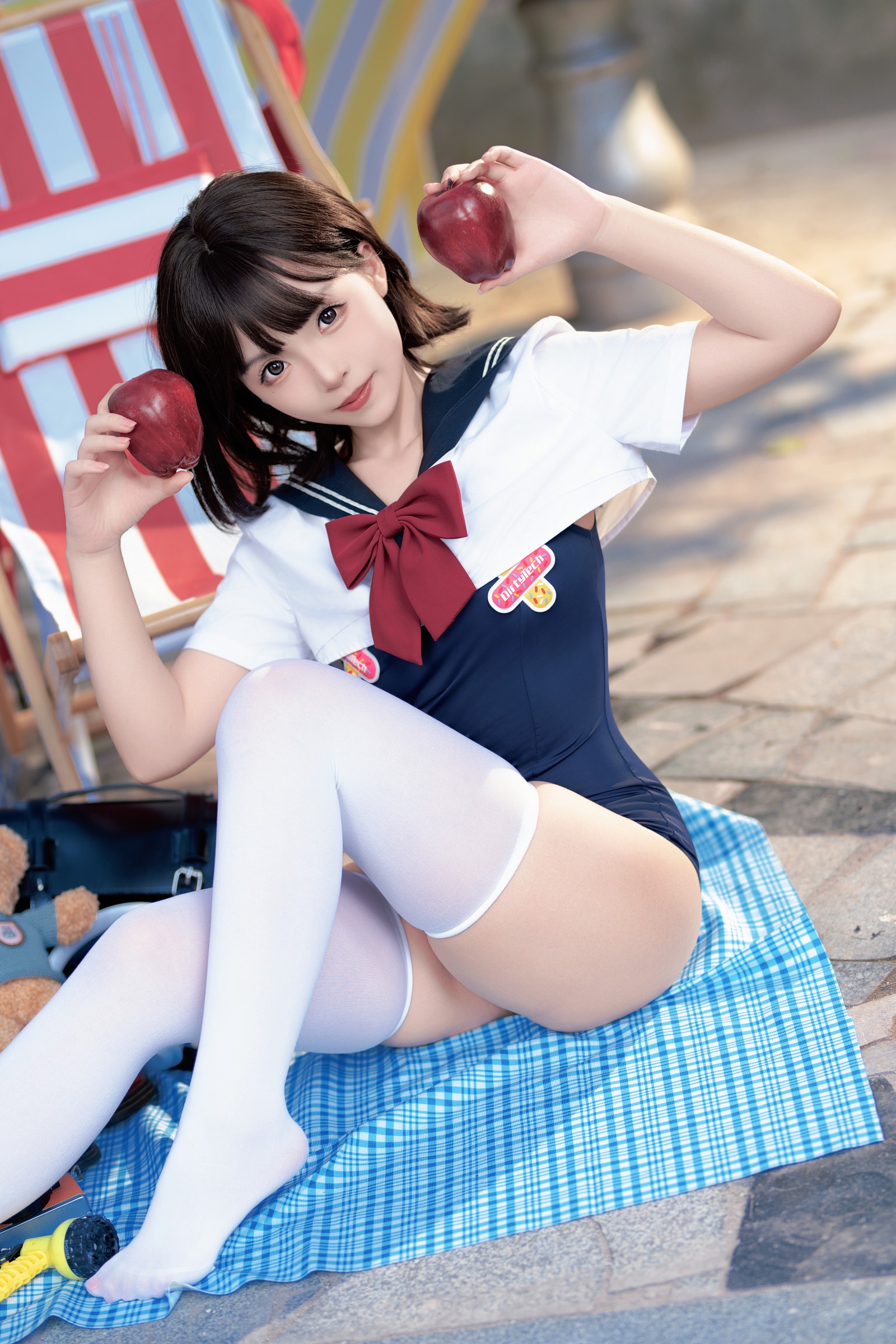 Bangni邦尼 – 反差 JK 泳装 Cosplay 写真集（97P-7V-841.3MB）插图1
