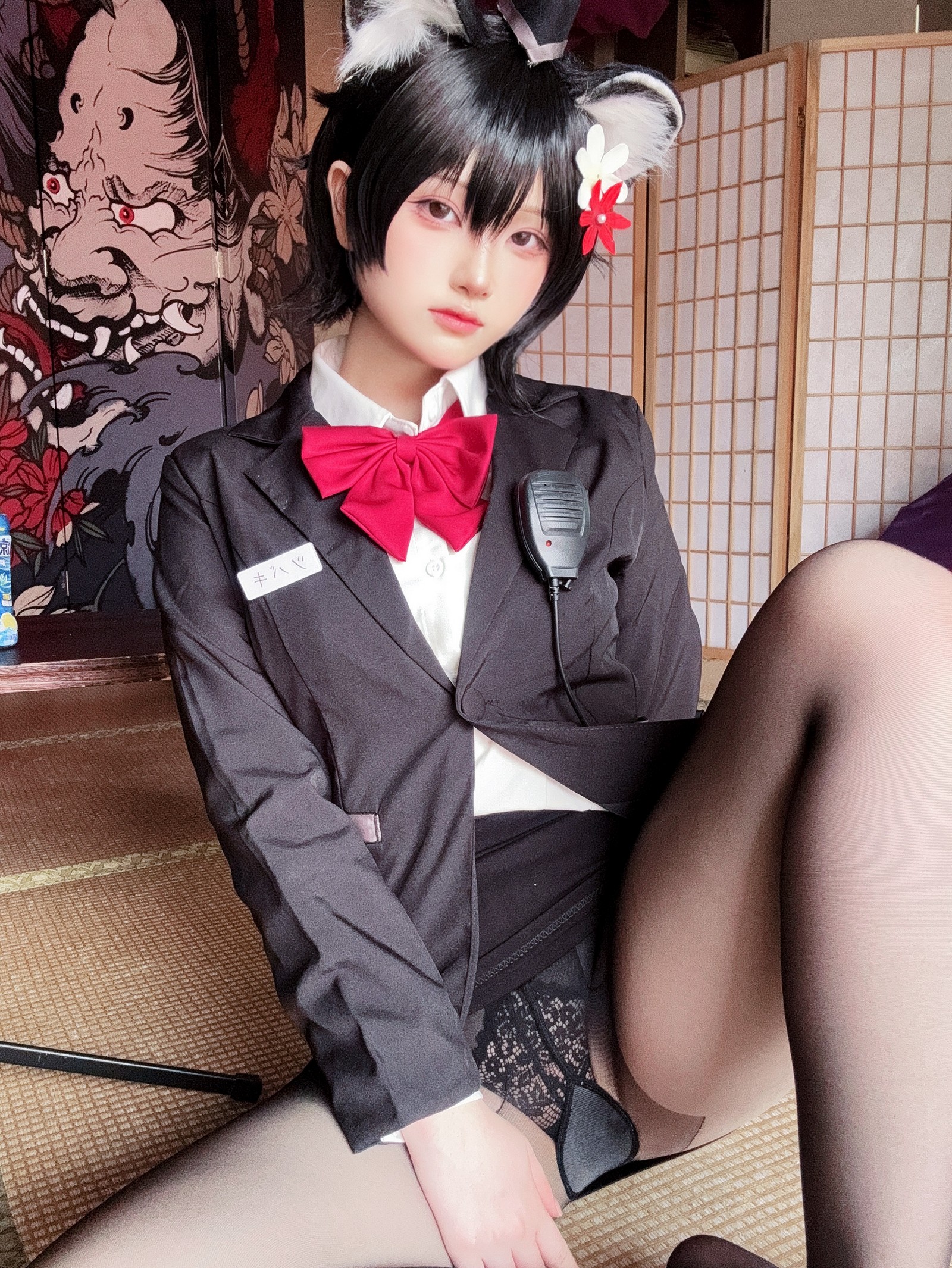 屿鱼 Yuyu 蔚蓝档案 春日椿 导游主题 Cosplay 写真集（55P｜156MB）插图3