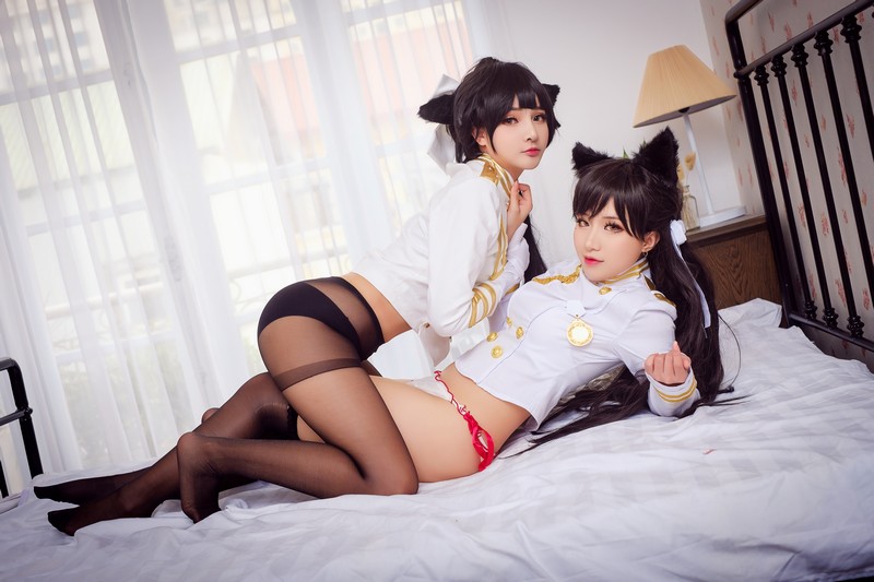 MiMi Chan 高雄 × 爱宕 Cosplay 碧蓝航线双人写真【23P-66M】插图3