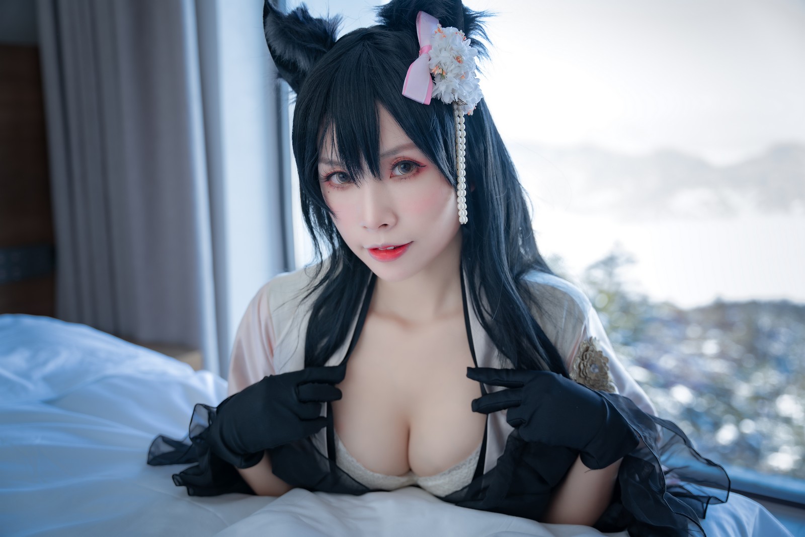 Neko-薇薇 爱宕和服 Cosplay 写真合集｜超清大图（45P｜453MB）插图8