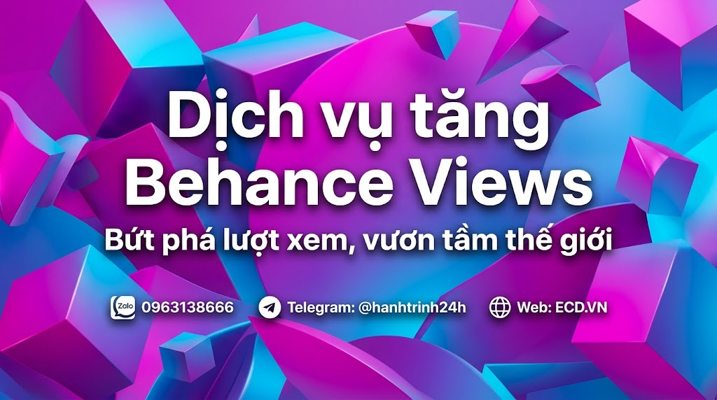 tăng behance views thật dành cho designer