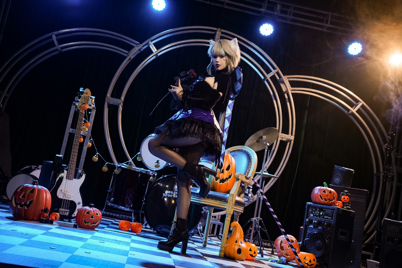 小瑶幺幺 琳妮特 万圣节 Cosplay 写真集【65P + 3V｜358.1MB】插图3