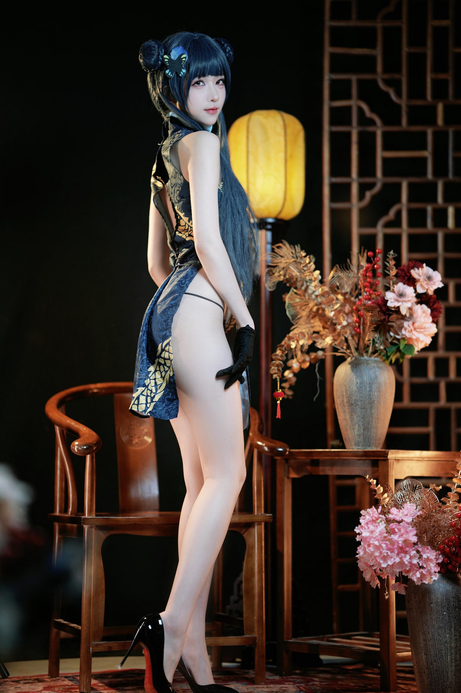 宮本桜 蔚蓝档案 龙华妃咲 Cosplay 写真｜人气角色 高清图集（42P｜124MB）插图1