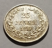 Pe(z)queñinas sí, gracias: 25 Penniä, Finlandia, 1917 - Guerra Civil. IMG-20200319-124619