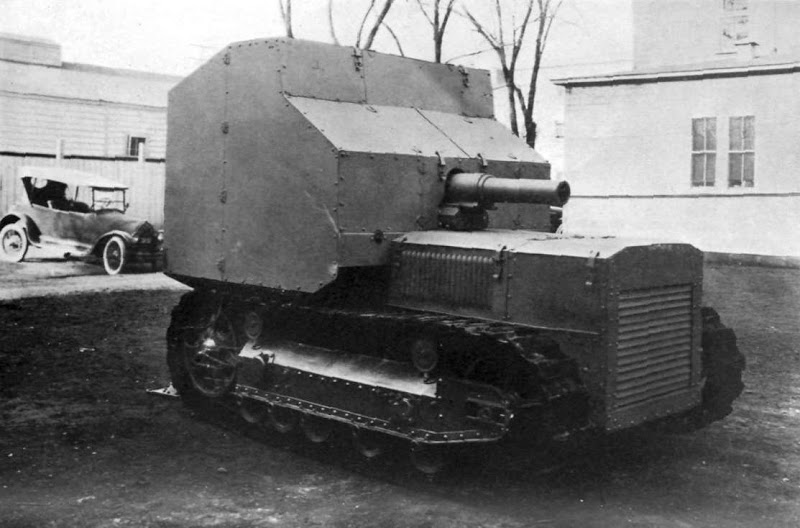 1921 MK-IV Holt-caterpillar-75 mount США, Jul-Au