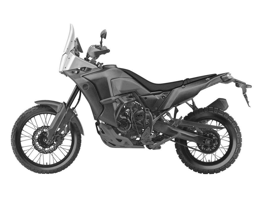 Yamaha Tenere 700 Raid засветился в патентах